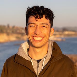 Max Sugarman smiling in Pismo Beach